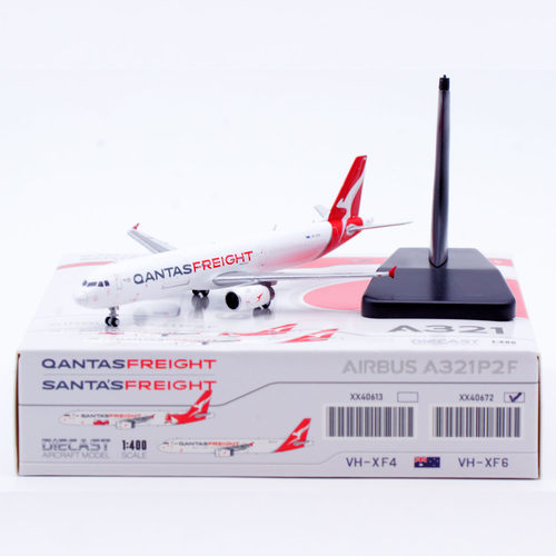 1:400 JC Wings 合金 客机模型 澳洲货运航空 A321(P2F) VH-XF6