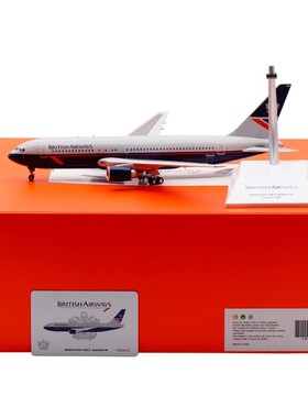 Jcwing 1/200 合金飞机模型 英国航空 波音B767-200ER N654US