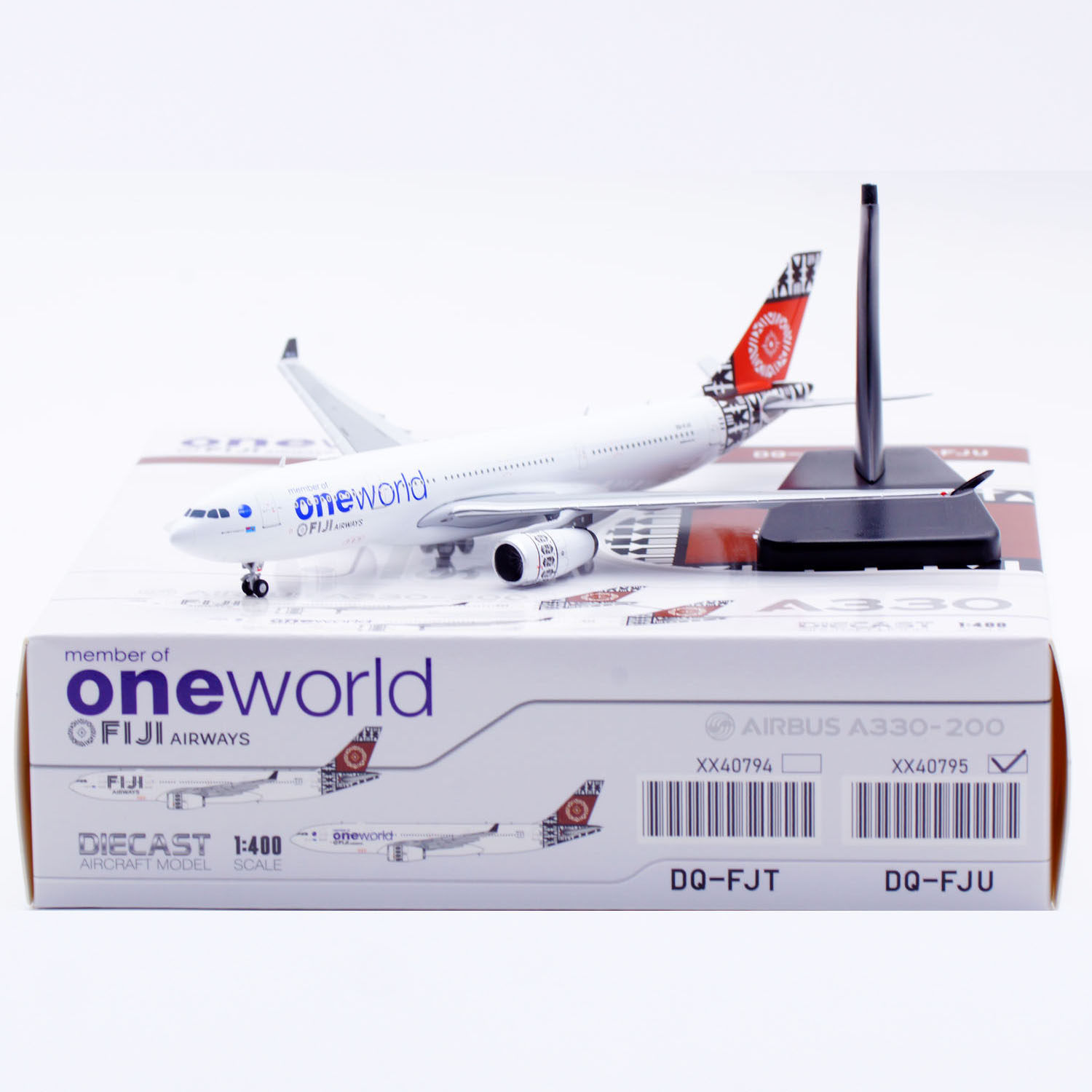 JC Wings 1:400 合金飞机模型 斐济航空 A330-200 DQ-FJU