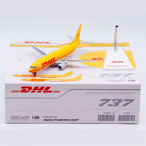 合金飞机模型DHL波音B737