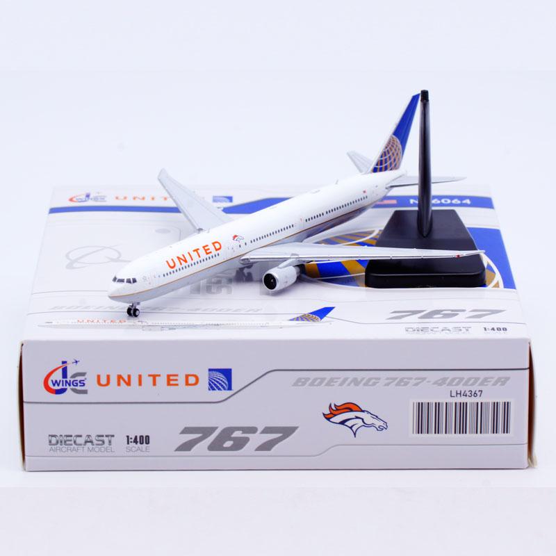 合金客机模型联合航空B767