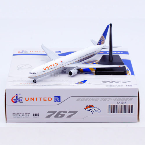 合金客机模型联合航空B767
