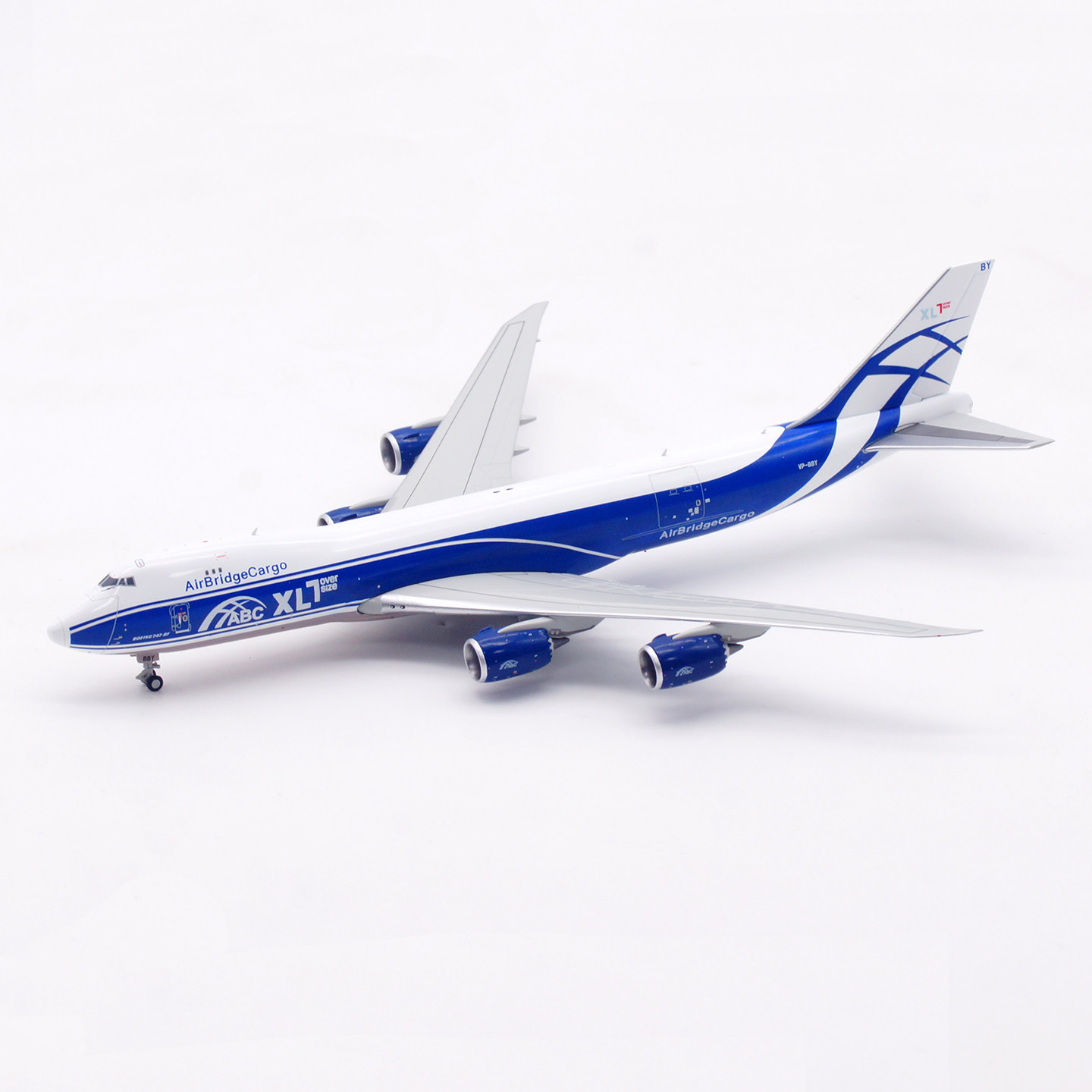 HX Models 1:400 合金 飞机模型 空桥货运 波音B747-8F VP-BBY