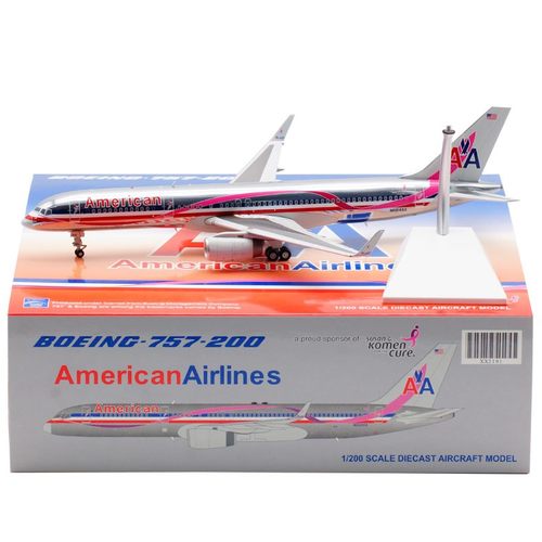 Jcwings 1/200 合金飞机模型 美国航空 B757-200 N664AA