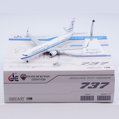 合金飞机模型科威特航空B737