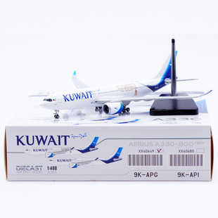 1:400 JC Wings 合金 客机模型 科威特航空 A330-800NEO 9K-APG