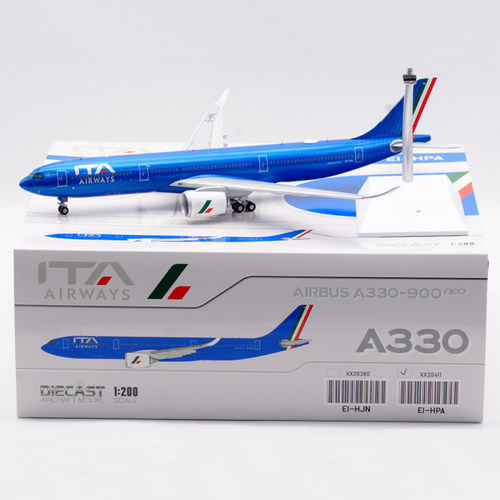 合金飞机模型意大利航空A330