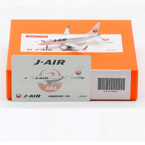 1:400 JC Wing 合金客机模型 日本J-Air 巴西航空工业E170 JA220J