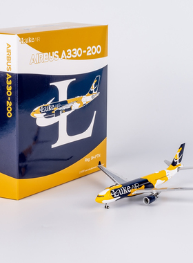 NGmodel 1:400 合金飞机模型 卢克空军 A330-200 9H-PTN