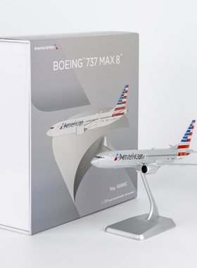 NGmodel 1:200 合金飞机模型 美国航空 B737 MAX8 N306RC N327SK