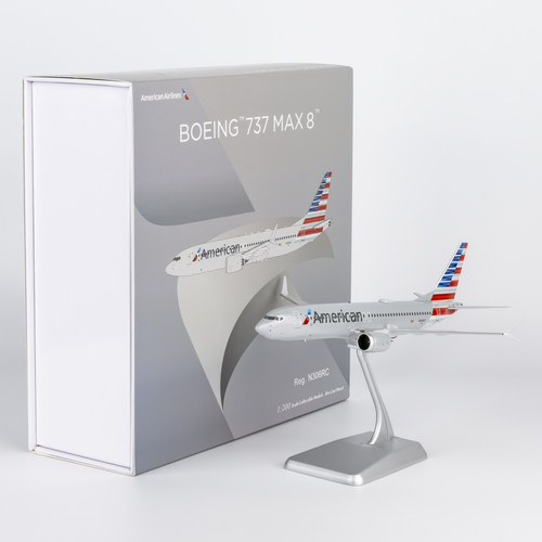 NGmodel 1:200 合金飞机模型 美国航空 B737 MAX8 N306RC N327SK