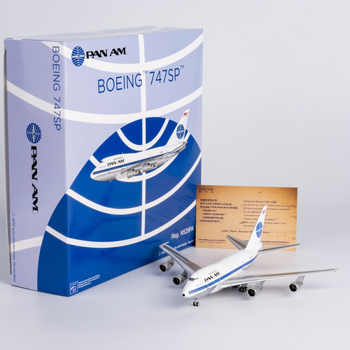 合金飞机模型美国泛美B747SP