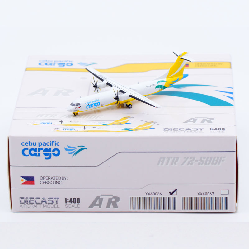 1:400 JCWing 合金 客机模型 宿雾太平洋 ATR-72-500F RP-C7252