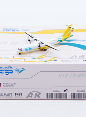1:400 JCWing 合金 客机模型 宿雾太平洋 ATR-72-500F RP-C7252