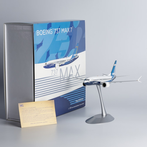NGmodel 1:200 合金飞机模型 波音原厂 B737 MAX7 N7201S/N7202U