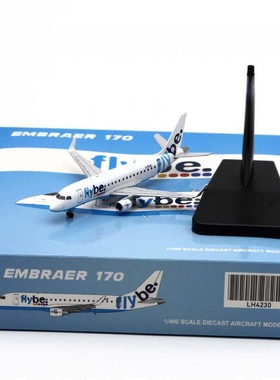 1:400 JC Wings 合金 客机模型 Flybe 巴西EMB170-200STD G-FBJE