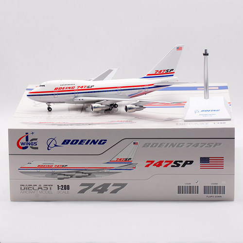 合金飞机模型波音原厂B747SP
