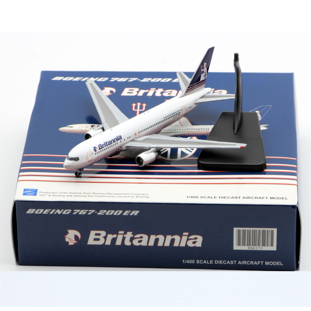 合金飞机模型大不列颠航空B767
