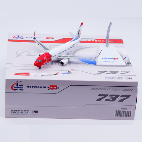 合金飞机模型挪威航空B737
