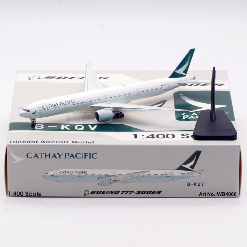 Aviation 1/400 国泰航空 波音777-300ER B-KQV 起落架可拆