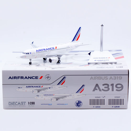 Jcwings 1/200 合金飞机模型 法国航空 A319 F-GRXK