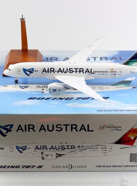 JCWING 1/200 合金飞机模型 奥斯特拉尔航空 波音B787-8 F-OLRC