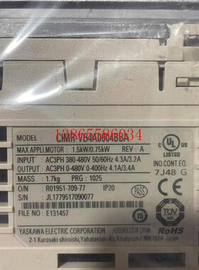 议价CIMR-VA4A0009BBA CIMR-VA4A0011BBA 变频器现货包邮咨