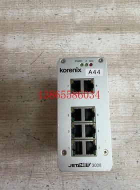 议价Korenix工业交换机JetNet 3008,二手拆机,成