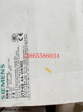 议价西门子接触器3TF48 44-OXMO全新原包装未拆封