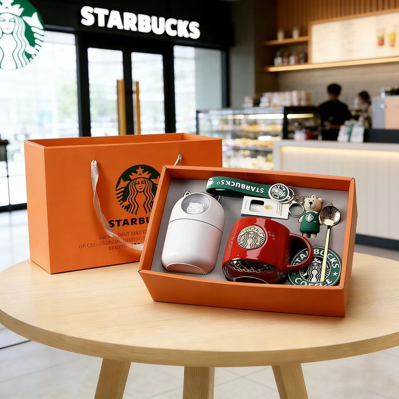 星巴马克杯子高端伴手礼盒公司年会商务礼品送客户送朋友闺蜜礼物