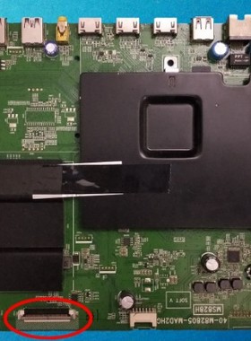 TCL L55C2-CUDG L55C1-CUD主板40-M82805-MAG2HG/D2HG 电源小口D