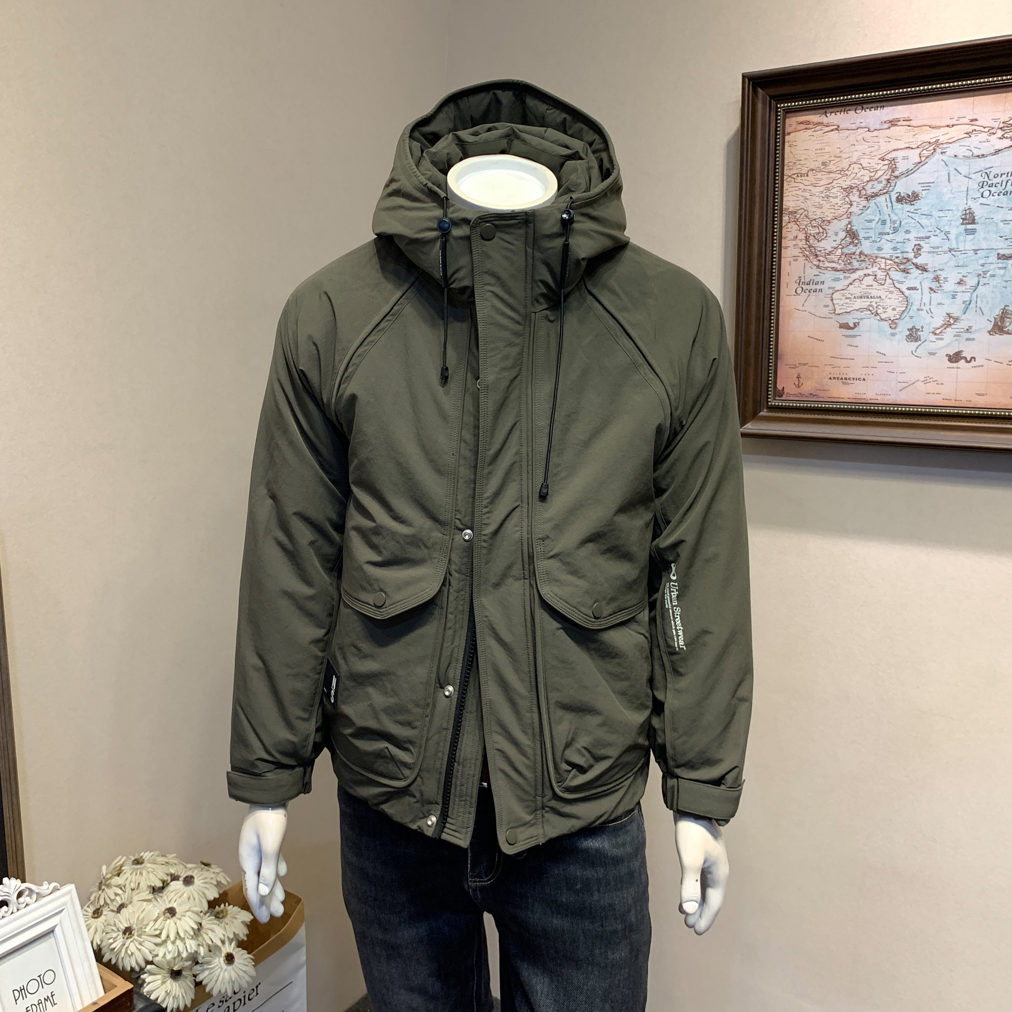 90白鸭绒高质感羽绒服男士外套