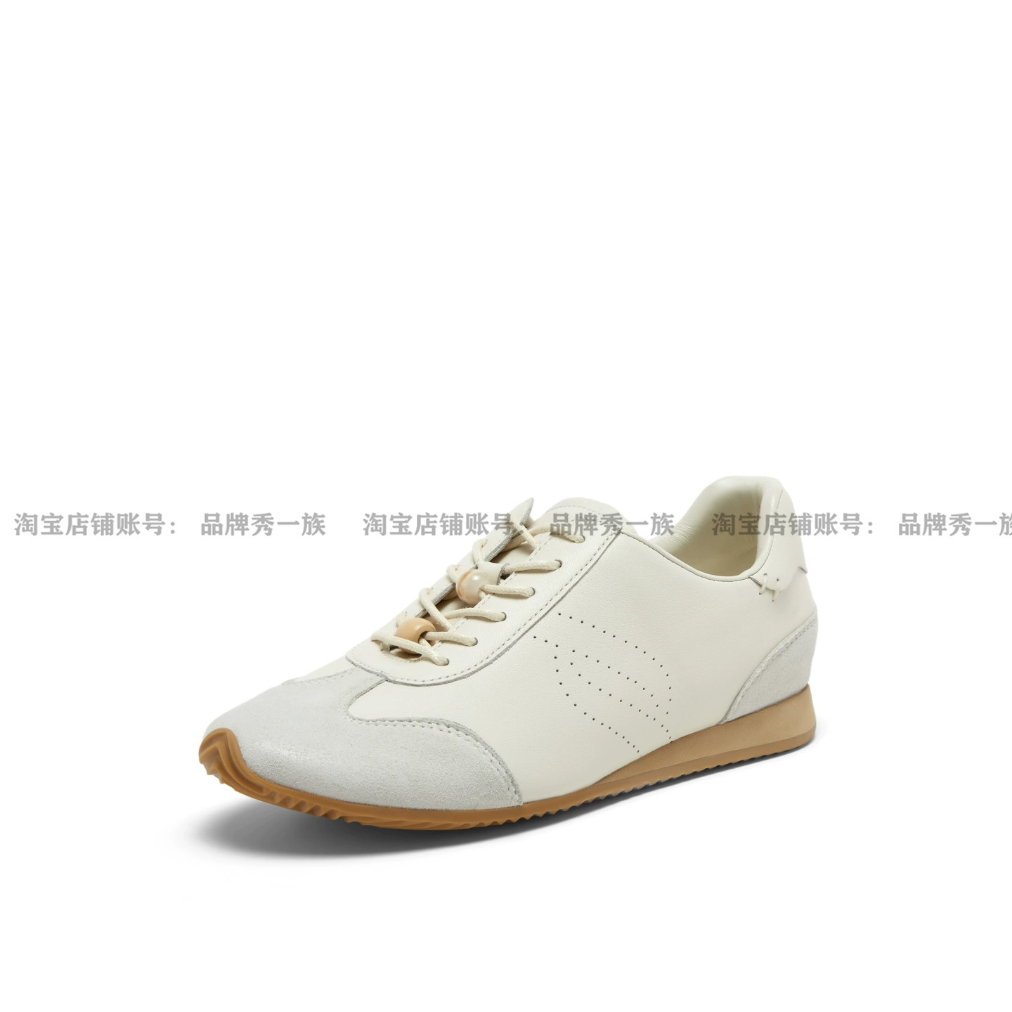橡果彩蛋2026春季新款同款柔软羊皮复古休闲阿甘鞋薄底德训鞋女,女鞋,德训鞋,淘宝优惠券,粉丝福利购,淘宝优惠卷