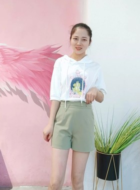 duoyi朵以面料短裤，33dx243016，49包邮