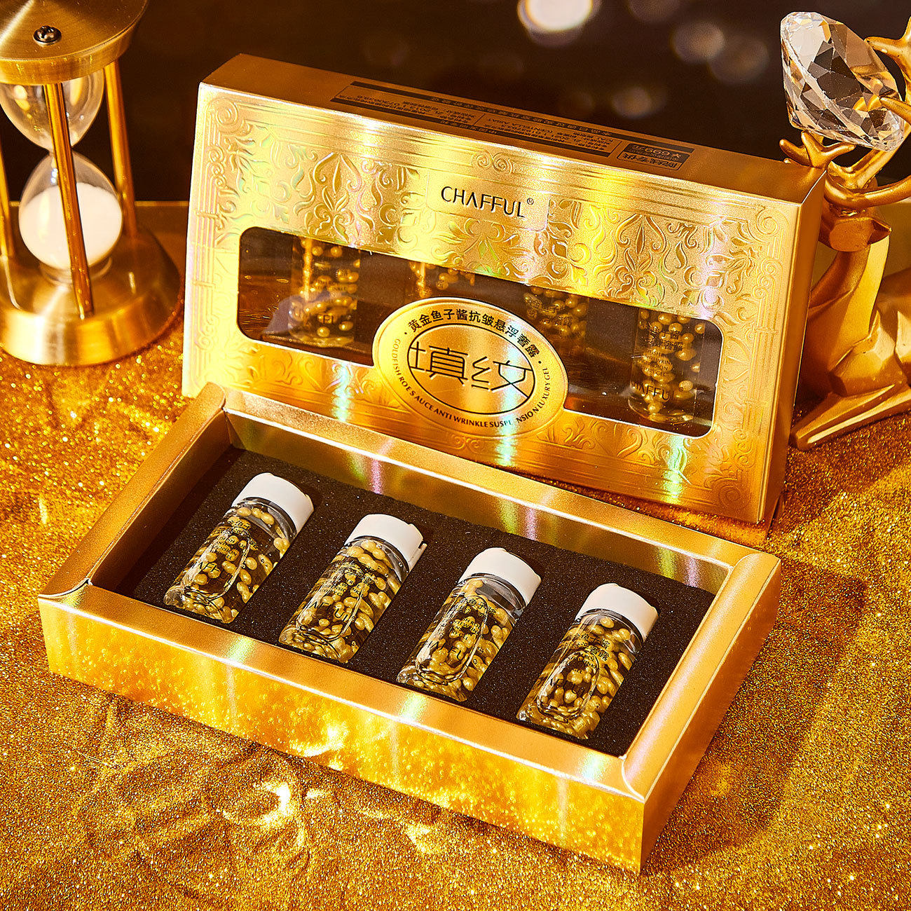 香芙儿黄金鱼子酱抗皱悬浮奢露液态精华美容院补水保湿滋润护肤品,美容护肤/美体/精油,液态精华,淘宝优惠券,粉丝福利购,淘宝优惠卷