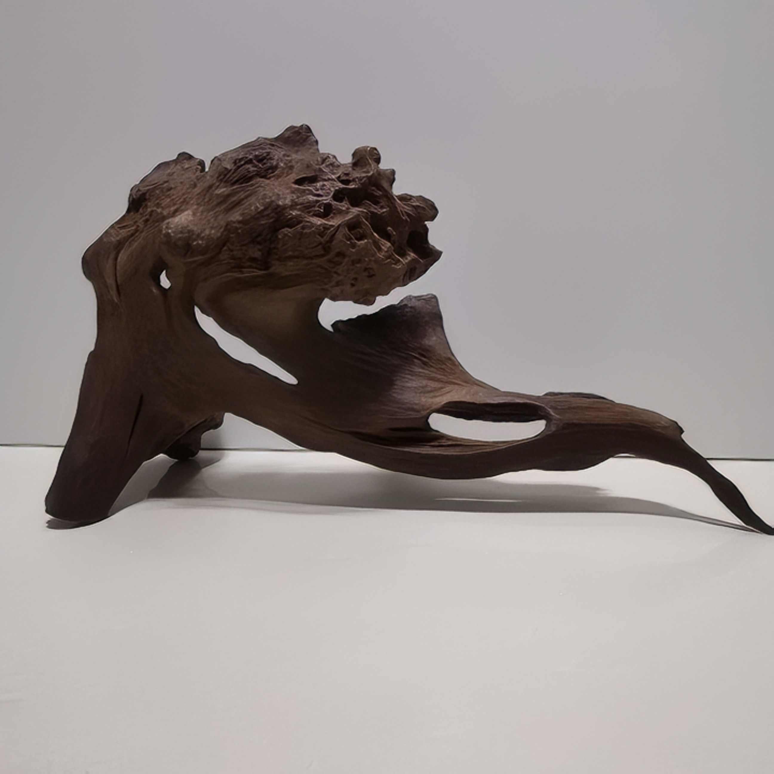 沉木镂空爆裂纹拱桥水族鱼缸造景盆景摆件观赏水草南美风装饰