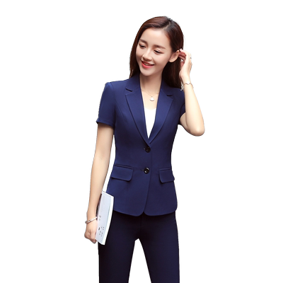 西装短袖物业夏季工作服