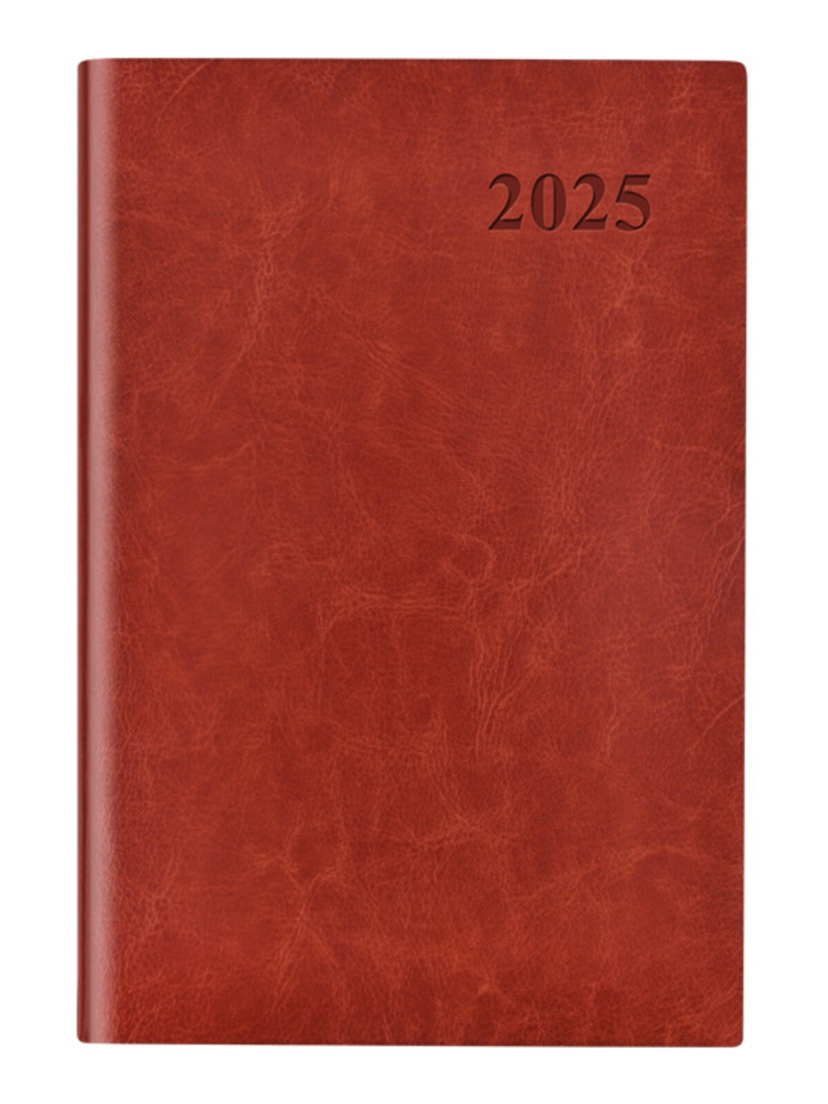 QINDELI 2025 일정 A5|A4 효율성 매뉴얼 달력 계획이 포함된 대형 연간 달력 소프트 커버 메모장