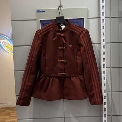 三叶草2026新款女子何聪同款新中式花苞收腰夹克外套KR5068 5069