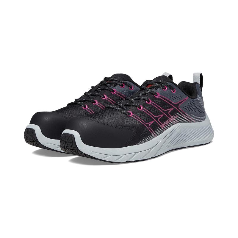 代购Merrell迈乐女士工装鞋轻便透气防滑电气危害防护系带圆头