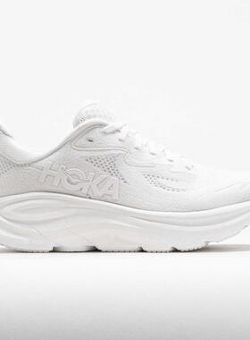 代购Hoka OneOne女士跑步鞋缓震性能透气鞋面稳定支撑慢跑鞋白色