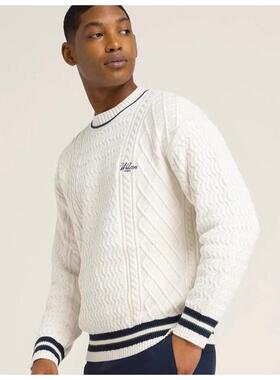 代购威尔胜Wilson Heritage Cable春季毛衣粗针织运动内外穿上衣