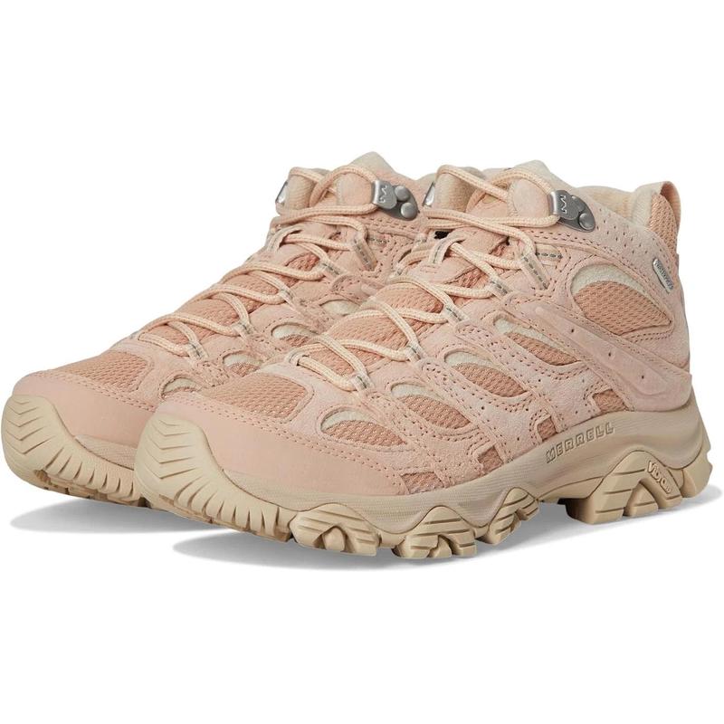 代购Merrell迈乐女士徒步鞋防水防滑缓震登山鞋中帮系带户外鞋