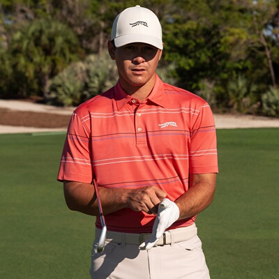 代购sun day red男Jupiter Stripe Polo衫高尔夫球运动服T恤短袖