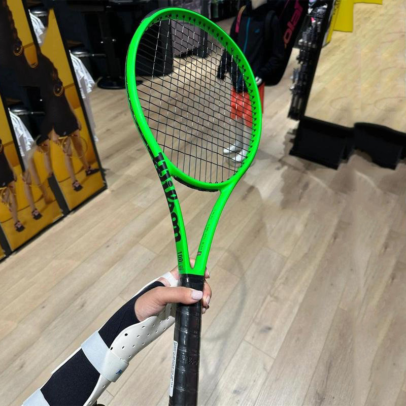 Wilson Clash 100L V2 威尔胜欧洲城市系列巴黎限定荧光绿网球拍
