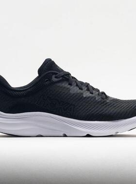 代购Hoka OneOne男士跑步鞋缓震稳定过渡响应性强训练鞋黑色白色