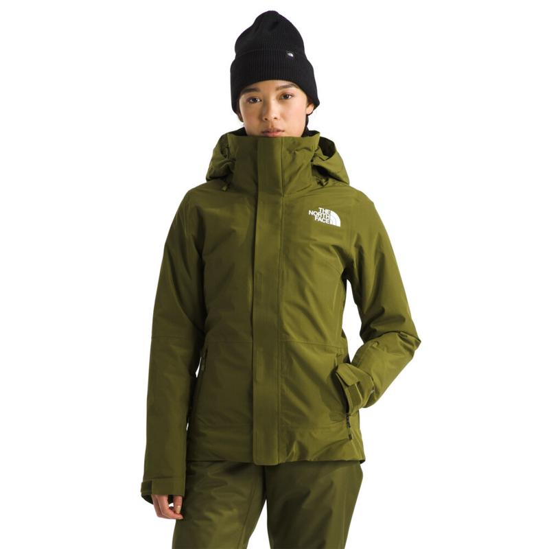 代购THE NORTH FACE北面女士冲锋衣防水防风保暖三合一外套连帽