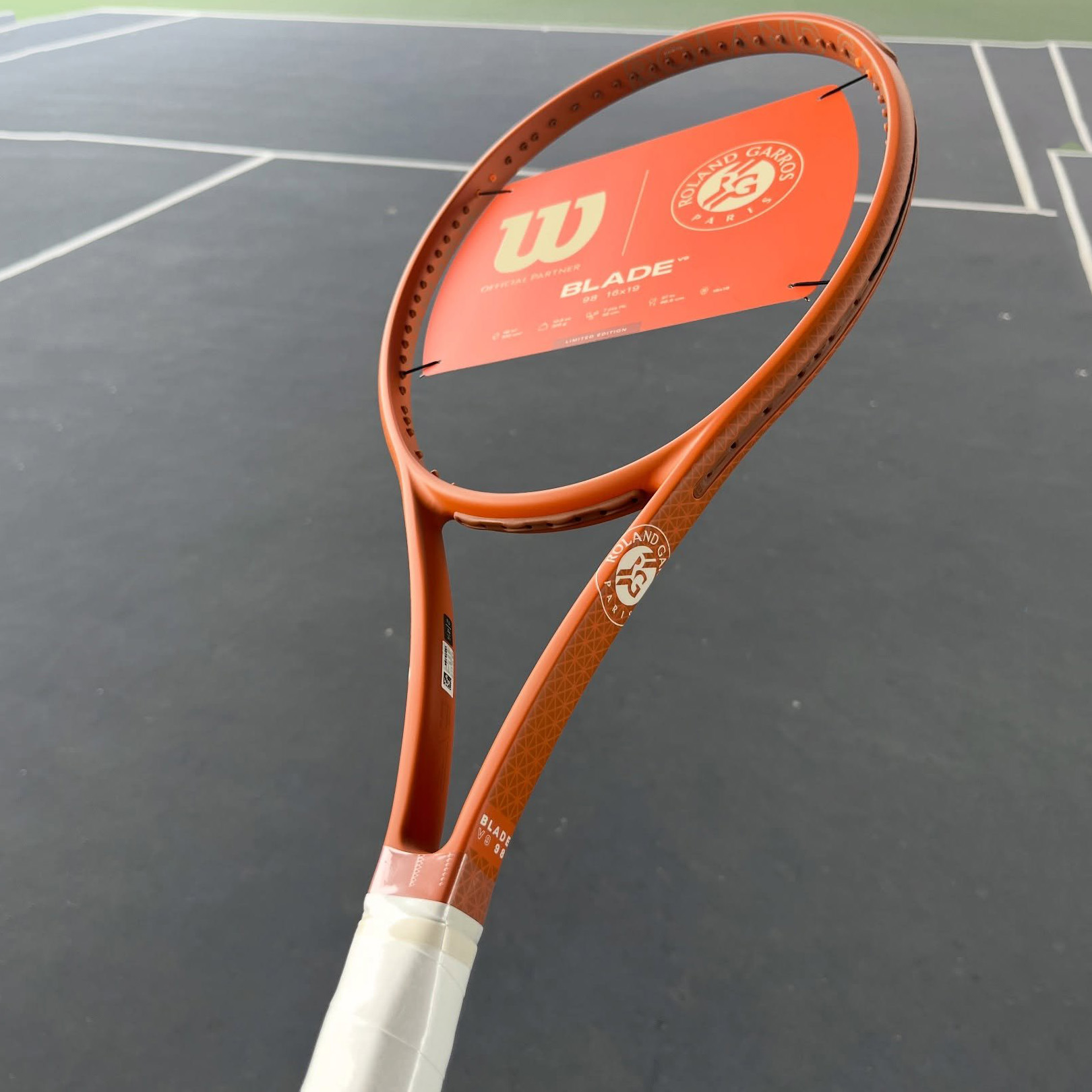 Wilson Blade 98 V9 16X19 RG威尔胜网球拍碳纤维2025年法网限量