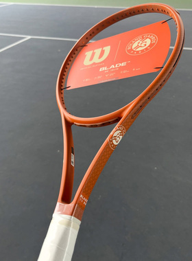 代购Wilson Blade 98 V9 16X19 RG威尔胜网球拍碳纤维2025年法网
