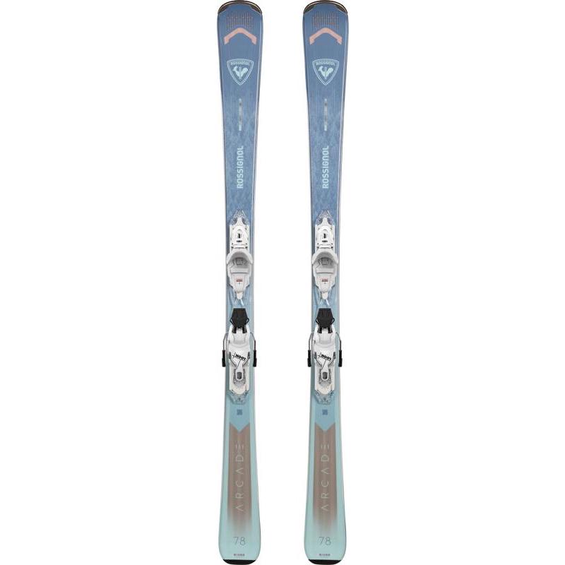 代购Rossignol金鸡女士滑雪板稳定操控顺畅滑行减震缓冲灰色